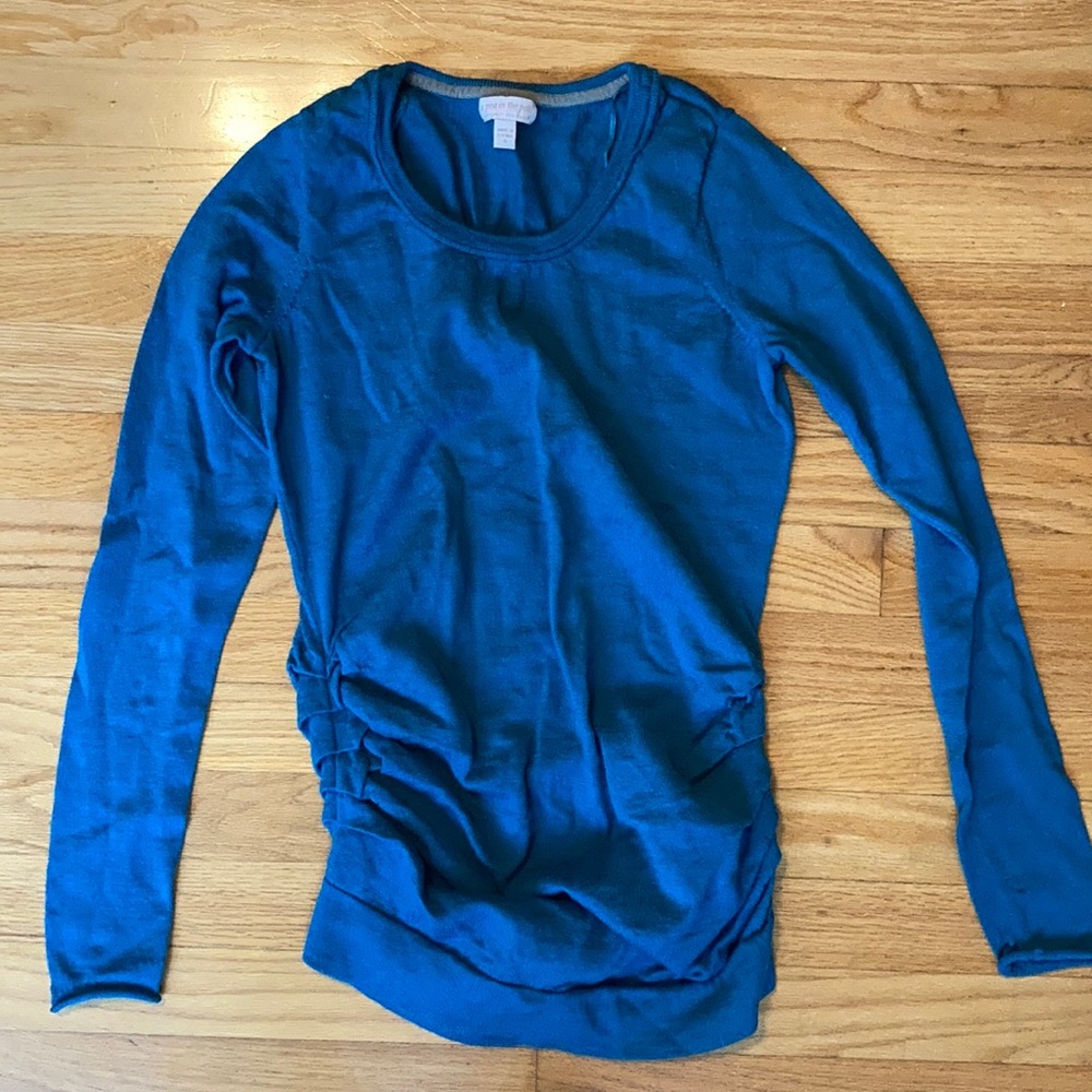 A pea in the pod sweater teal size S Small